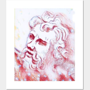 Epictetus Portrait | Epictetus Artwork | Line Art 3 Posters and Art